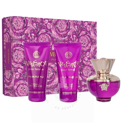 Versace Dylan Purple 3Pcs Gift Set 