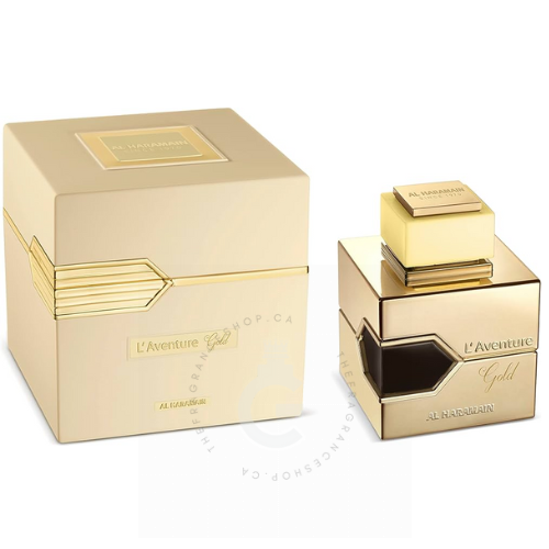 Al Haramain L'Aventure Gold EDP For Him / Her 100ml / 3.3 Fl.oz.