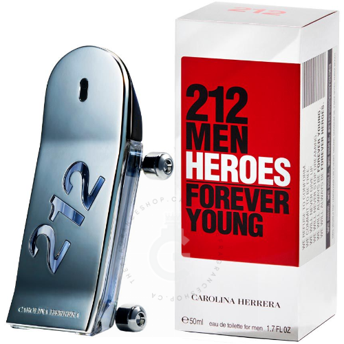 Carolina Herrera 212 Men Heroes Forever Young EDT For Him 50 ml / 1.7 Fl. oz.