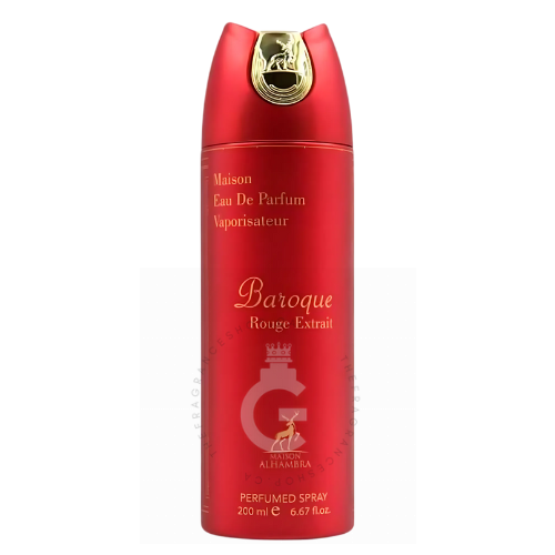 Lattafa Maison Alhambra Baroque Rouge Extrait Perfumed Spray Deodorant For Him / Her 200 ml / 6.67 Fl. oz.