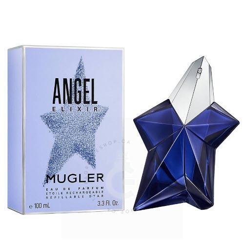 Mugler Angel Elixir EDP Refillable Star For Her 100 ml / 3.3 Fl. oz.