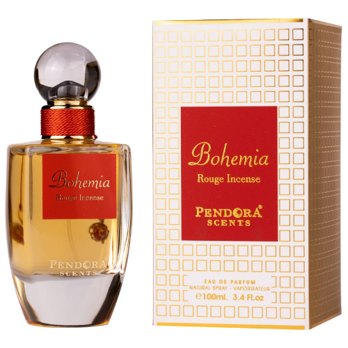 Paris Corner Pendora Scents Bohemia Rouge Incense EDP For Him / Her 100 ml / 3.4 Fl. oz.