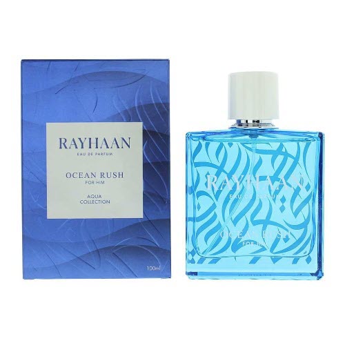Rayhaan Ocean Rush Aqua Collection For Him EDP 100 ml / 3.4 Fl. oz.