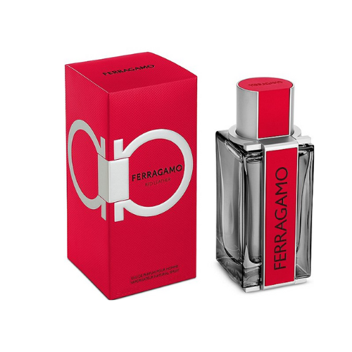 Salvatore Ferragamo Red Leather EDP Pour Homme 100ml / 3.4Fl. Oz.