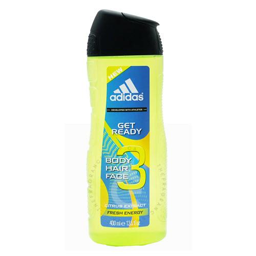 Adidas Get Ready Fresh Energy Shower Gel CItrus Extract  400ml / 13.5 Fl. Oz