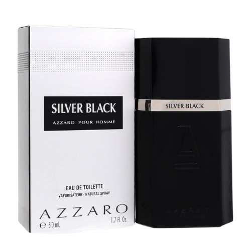 Azzaro Silver Black Pour Homme EDT 50 ml / 1.7 Fl. oz.