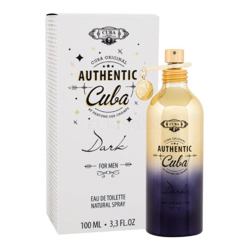 Cuba Authentic Dark For Men EDT for Him 100ml / 3.3Fl.Oz.