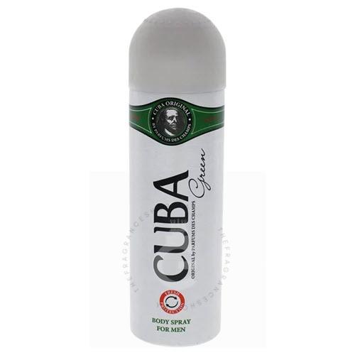 Cuba Green Body Spray For Him 100ml / 6.7 Fl.Oz.