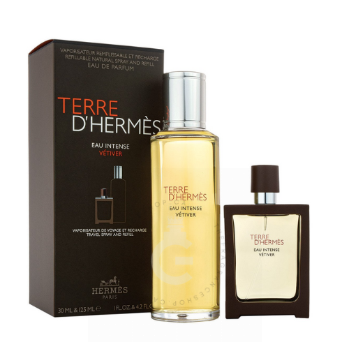 Hermes Terre d'Hermes Vetiver Eau Intense EDP 2 Piece Gift Set 