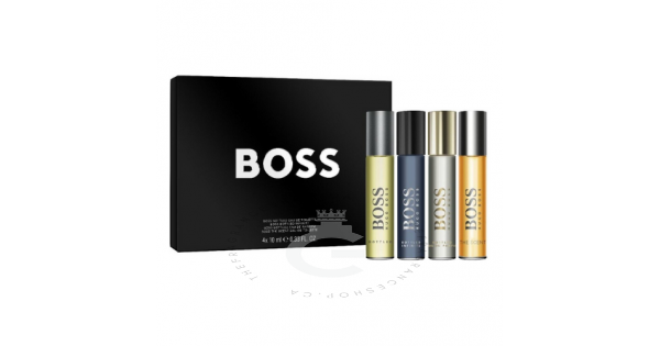 Hugo Boss 4pcs Mini Collection Gift Set For Him