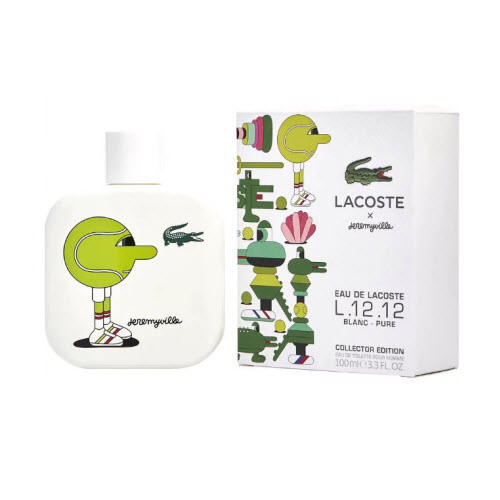 Lacoste x Jeremyville Eau de Lacoste L.12.12 Blanc Pure For Him EDT 100ml / 3.3oz