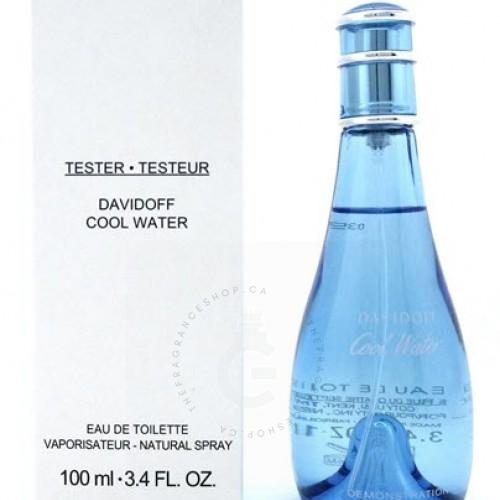 Davidoff Cool Water EDT For Her 100m/ / 3.3 Fl. Oz. Tester