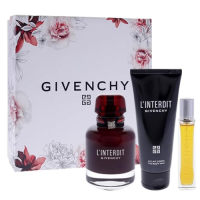 Givenchy L'Interdit Rouge EDP 3Pcs Gift set For Her 80 ml / 2.7 Fl. oz.