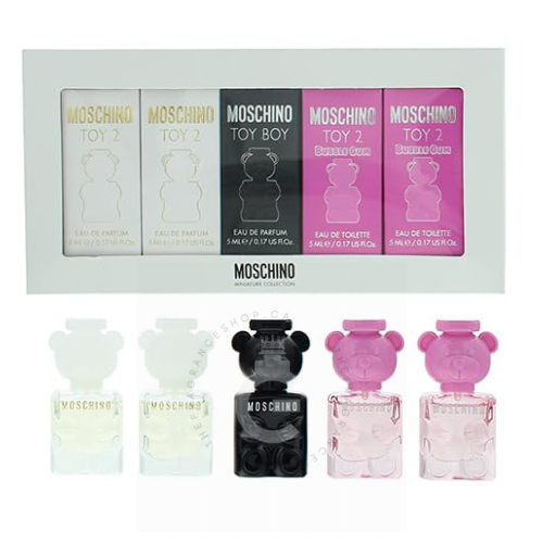 Moschino Miniature Collection 5 Pcs Gift Set For Him / Her