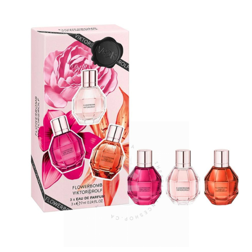 Viktor & Rolf Flowerbomb Mini PErfume Trio Set For Her