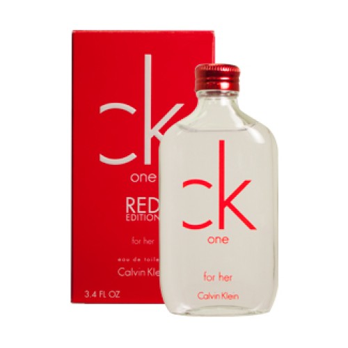 Calvin Klein One Red Edition EDT for Her 100mL - Red Edition