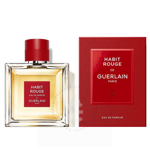 Guerlain Habit Rouge De Guerlain Paris EDP For Him 100 ml / 3.3 Fl. oz.