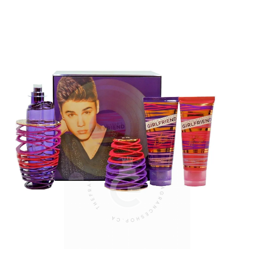 Justin Bieber's Girlfriend 3ps Gift Set 100ml / 3.4Fl.oz