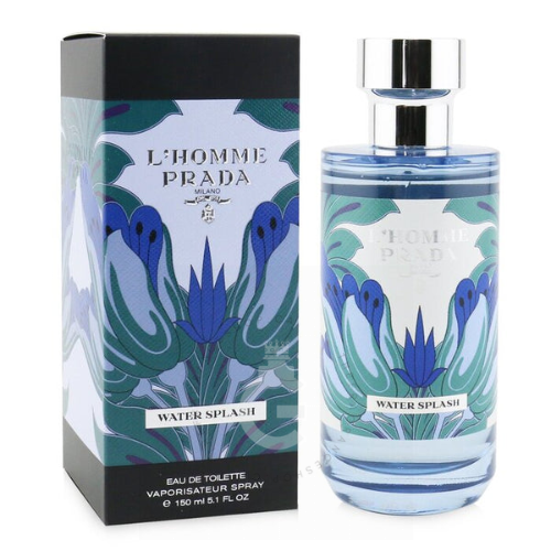 Prada L'homme Water Splash EDT For Him 150 ml / 5.1 Fl. oz.